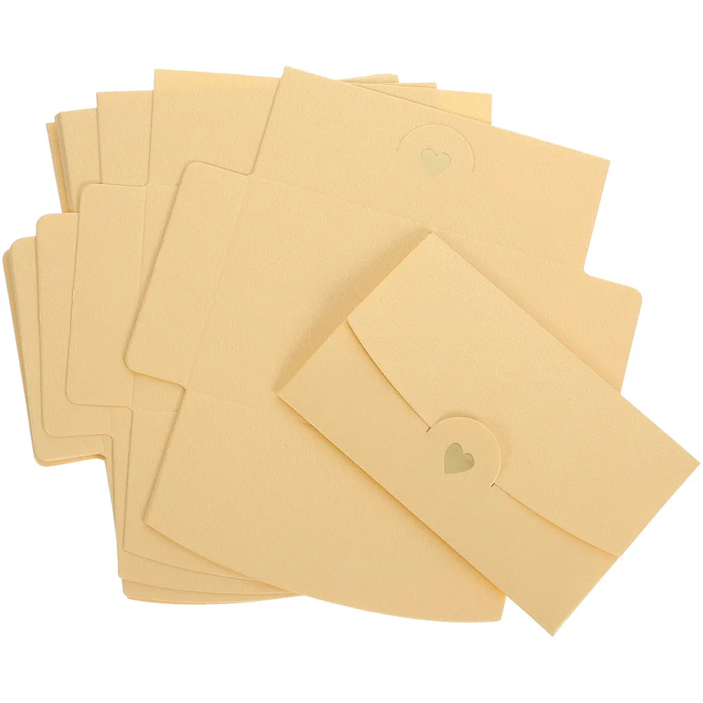 40Pcs Delicate Small Envelopes Premium Paper Material Chic Simple Finish for Valentine's Day Graduation Business Events Festival