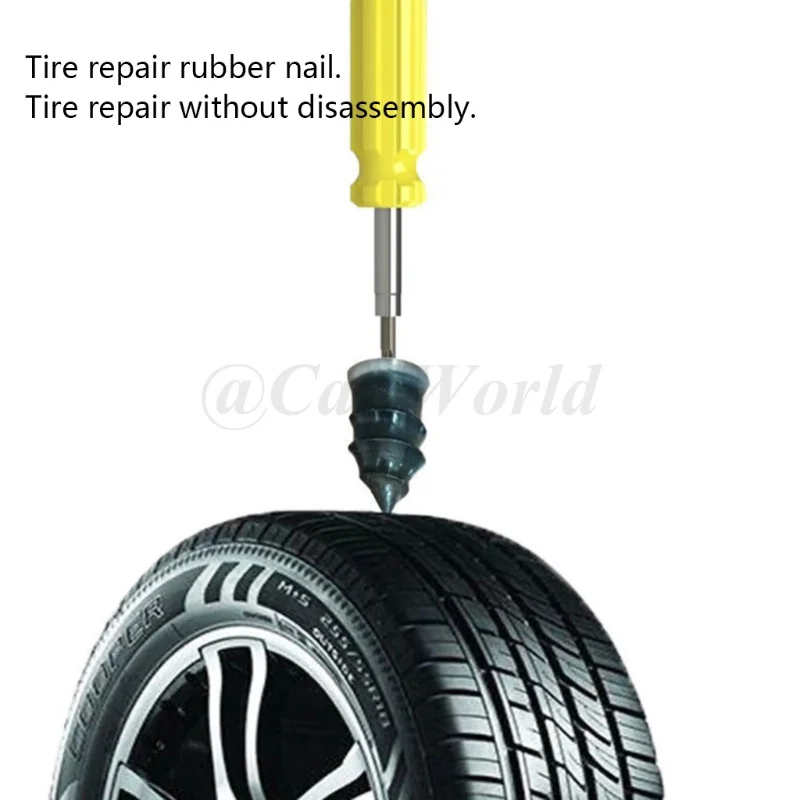 Tire Repair Screw Flat Tire Repair Rubber DIY Car Motorcycle Patch Self-Service