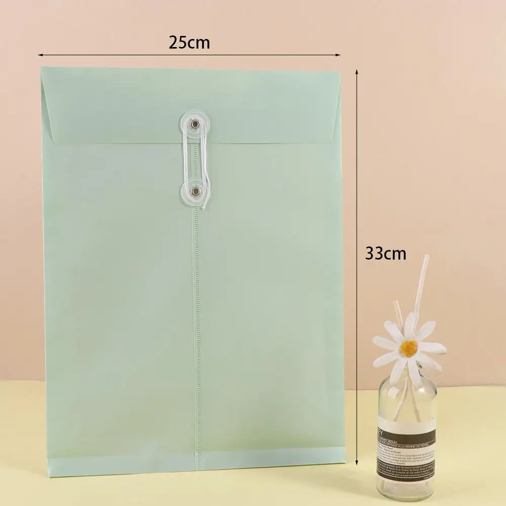Document Organiser A4 PP File Folder Paper Organizer Large Envelopes A4 File Organizer Waterproof Archive Folder Storage Bag