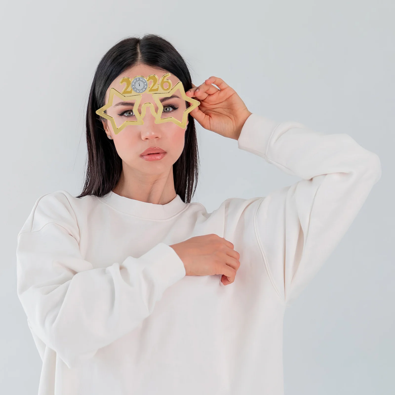 2026 نظارات ناي بتصميم إبداعي، جو احتفالي، سهل التصوير، ذكريات لا تُنسى، احتفالات رأس السنة الجديدة، عطلة