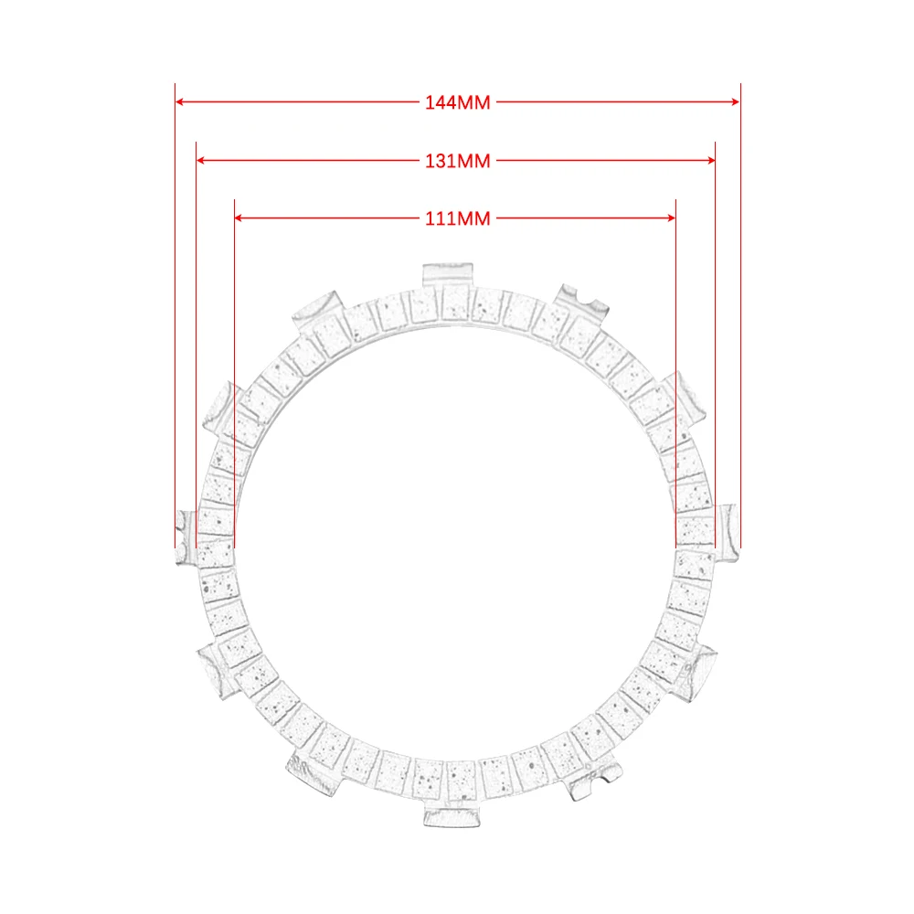Motorcycle Clutch Plate Friction Disc For DUCATI Multistrada 950 1158 V4 1200 1262 S Scrambler 800 1100 Supersport 936
