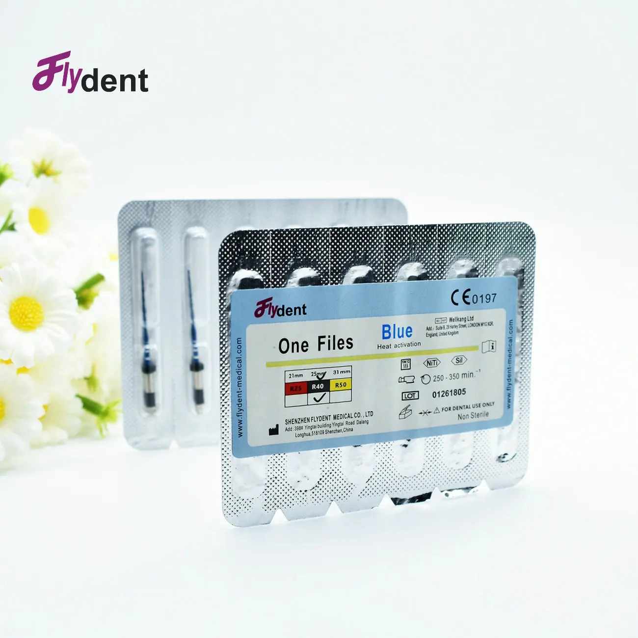 Dental Reciprocate Blue Files Dental Files Endodontic Niti Files Use For Root Canal Cleaning Dentist Tool