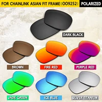 Adecuado para lentes de repuesto Oakley Chainlink Asian Fit compatibles con montura de gafas de sol Oakley Chainlink Asian Fit OO9252