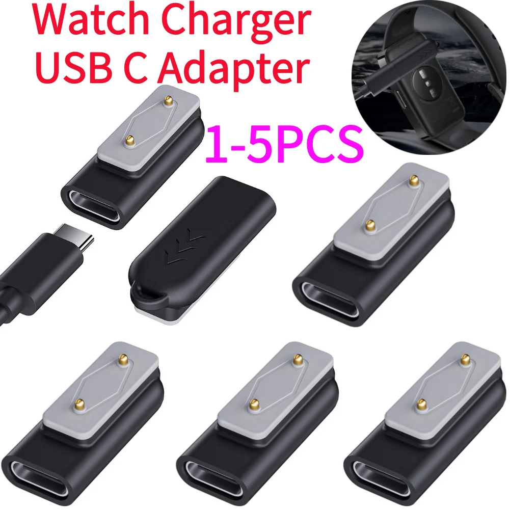 Watch Charger USB C Adapter Right Angle Watch Charger Adapter Magnetic Type C Adapter Watch Charger For Samsung Galaxy Fit 3/HW