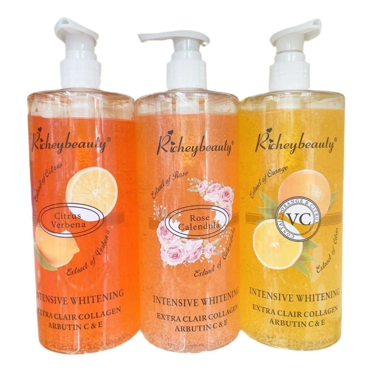 Verbena VC Ginger Rose Body Wash Multi Fragrance Gentle Cleansing Long Lasting Fragrance Hydrating Moisturizing Bath Liquid