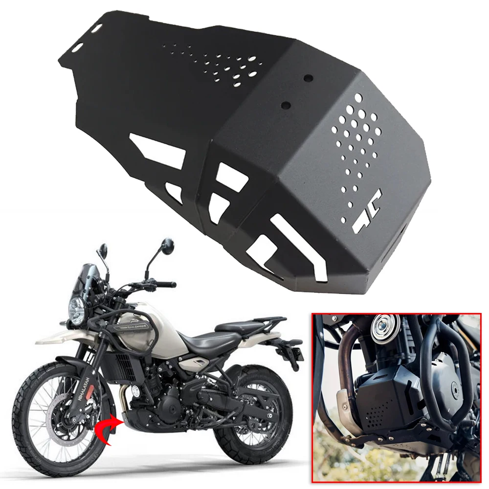 

Motorcycle CNC Engine Chassis Anti-collision Protective Fit For Himalayan 450 2024- Skid Plate Bash Protection Cover Frame Guard