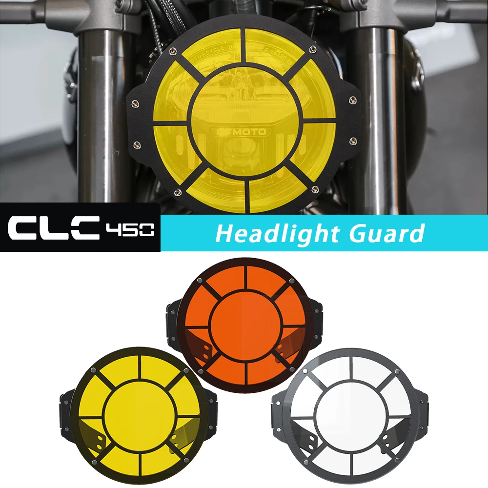 

FOR CFMOTO CF MOTO CLC 450 Bobber 450CL-C 2023 2024 Motorcycle 2025 Light Front Headlight Protector Guard Lense Cover 250CLC clc