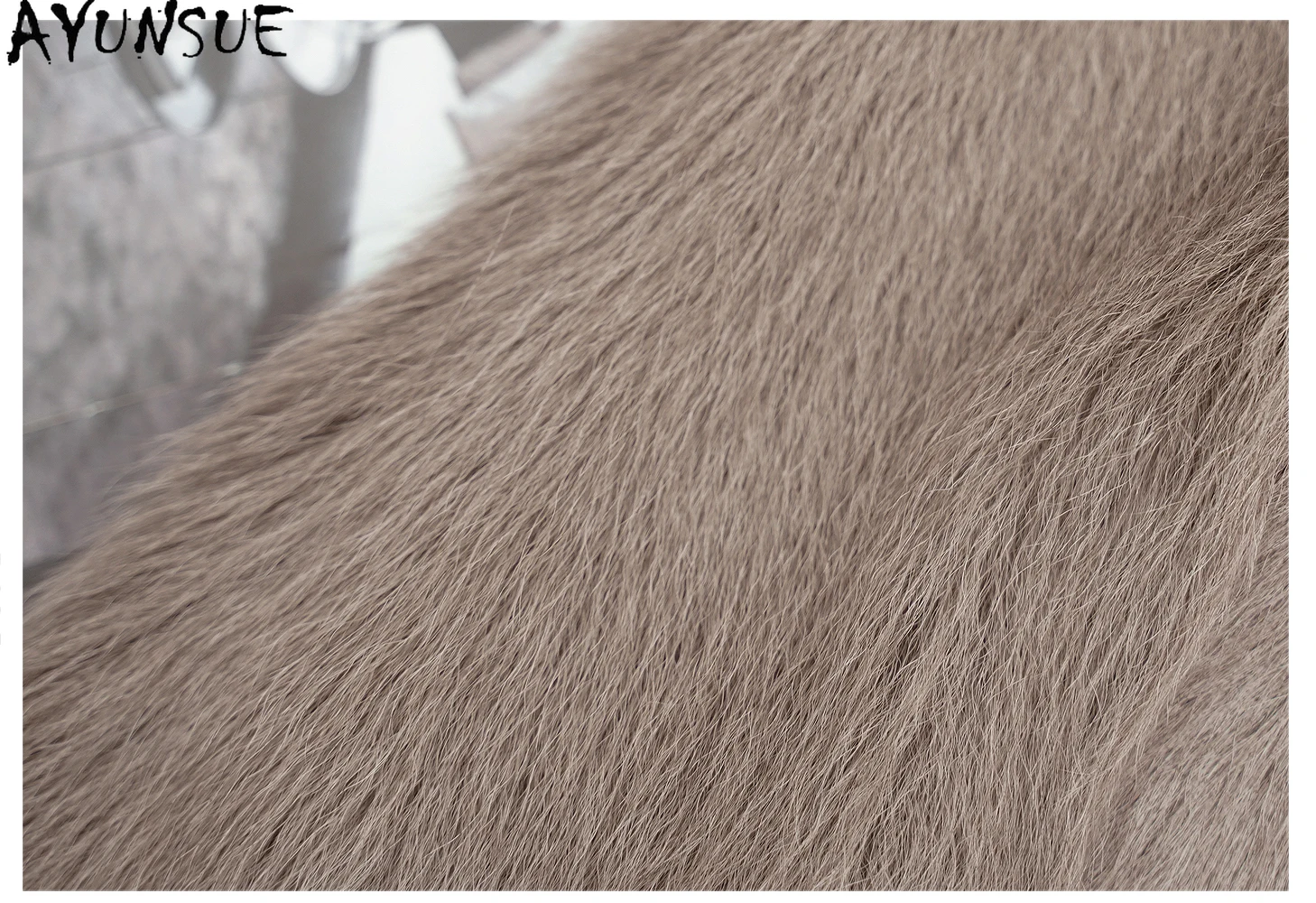 معطف فرو من جلد الغنم الطبيعي من AYUNSUE جاكيت من الجلد الطبيعي للنساء مقاوم للبرد جديد في معاطف ملابس شتوية دافئة للسيدات 2025 ملابس خروج #4