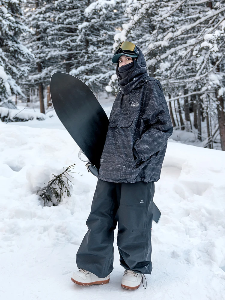 Kombinezon narciarski Nandn Snowboard damski 2023, nowy niszowy profesjonalny wodoodporny wiatroszczelny top jesienno-zimowy męski kombinezon śnieżny