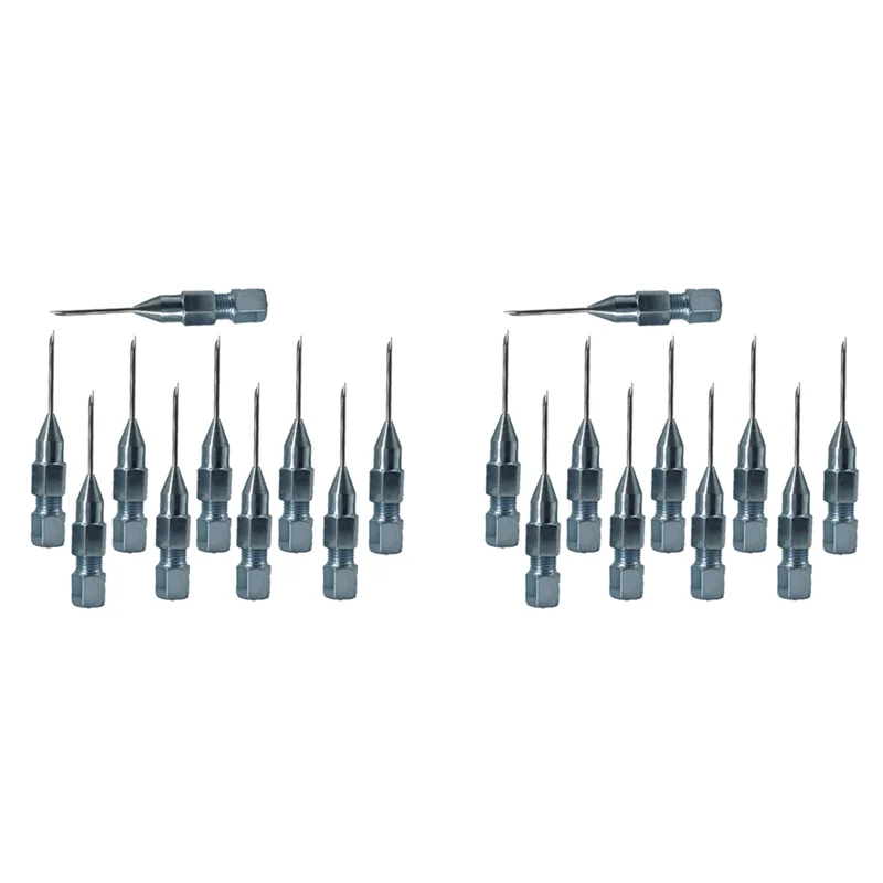 

ABBN-Needle Nose Grease Tool Dispenser Nozzle Adaptor Grease Needle Tip Of The Mouth Grease Nozzle Grease Accessories 20Pcs