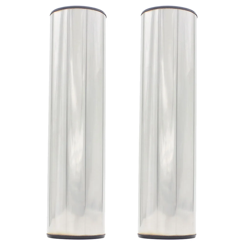 

2 Pcs Percussion Instrument Sand Tube Music Shaker Musical Instruments Sandbox Metal