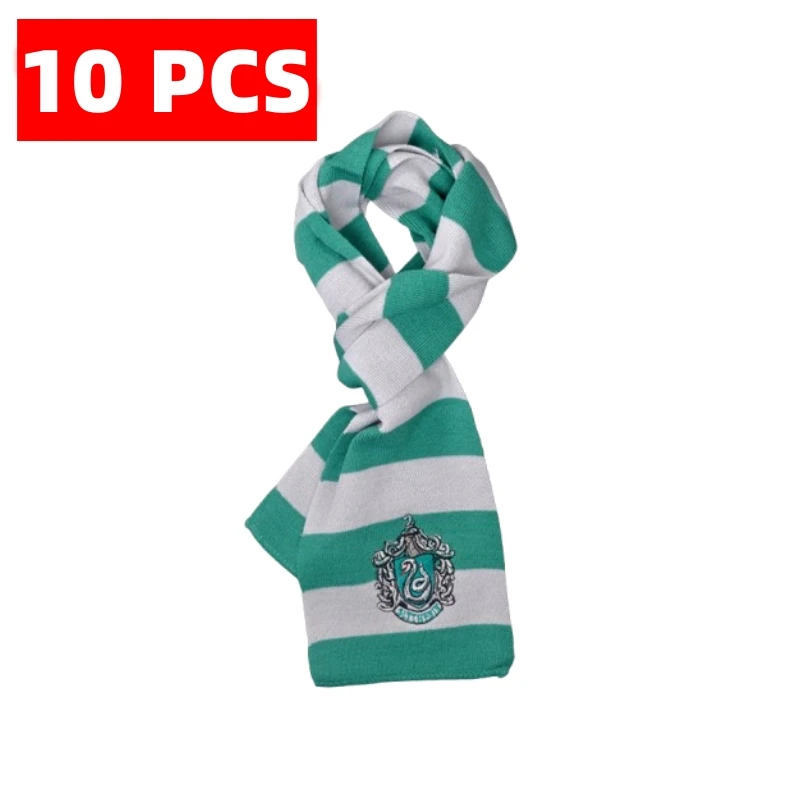 10 PCS / Harris Scarf Slytherin Emblem Scarf Gift Role playing accessories for the same movie