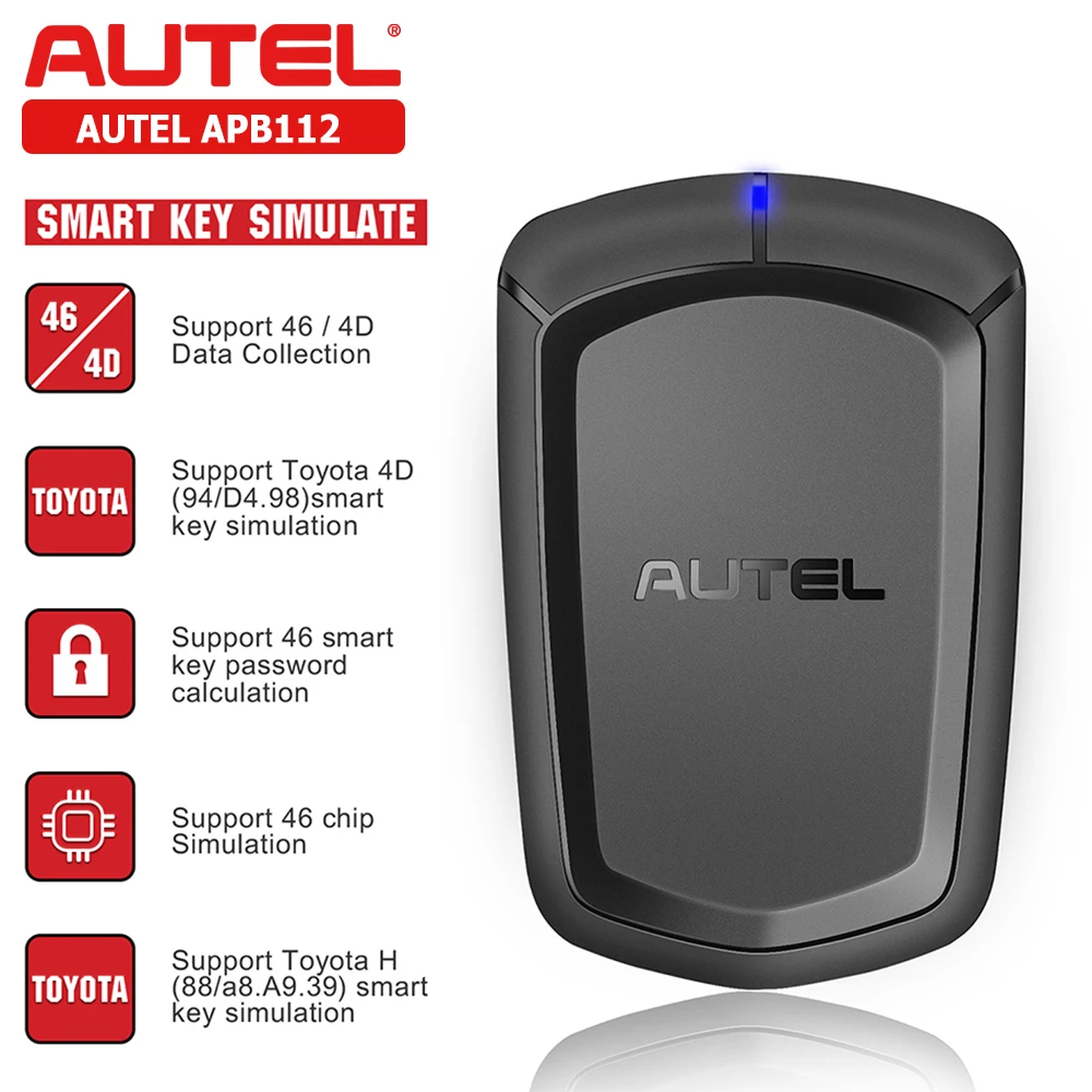 Autel Program Scanner IM608 II IM608S II Key FOB Programming Tool Komplettset Diagnosescanner, obere IMMO-Funktion, ECU-Codierung – Detail 23