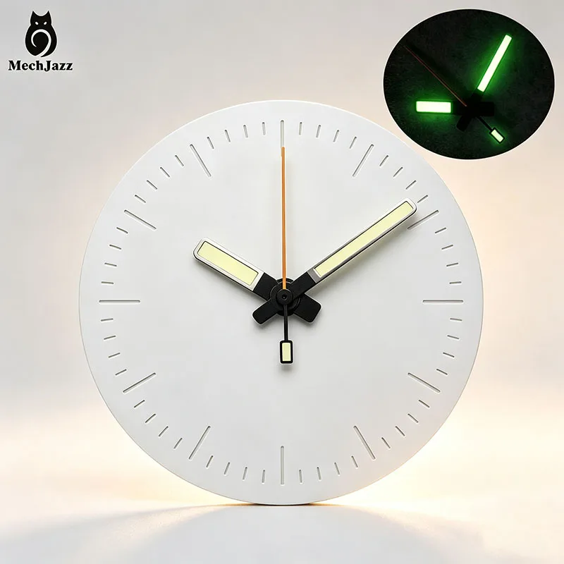 MechJazz NH35 Watch Hands Set,3C Luminous,Multiple Colors Available, Compatible With NH Series Movement,Watch Modification Parts