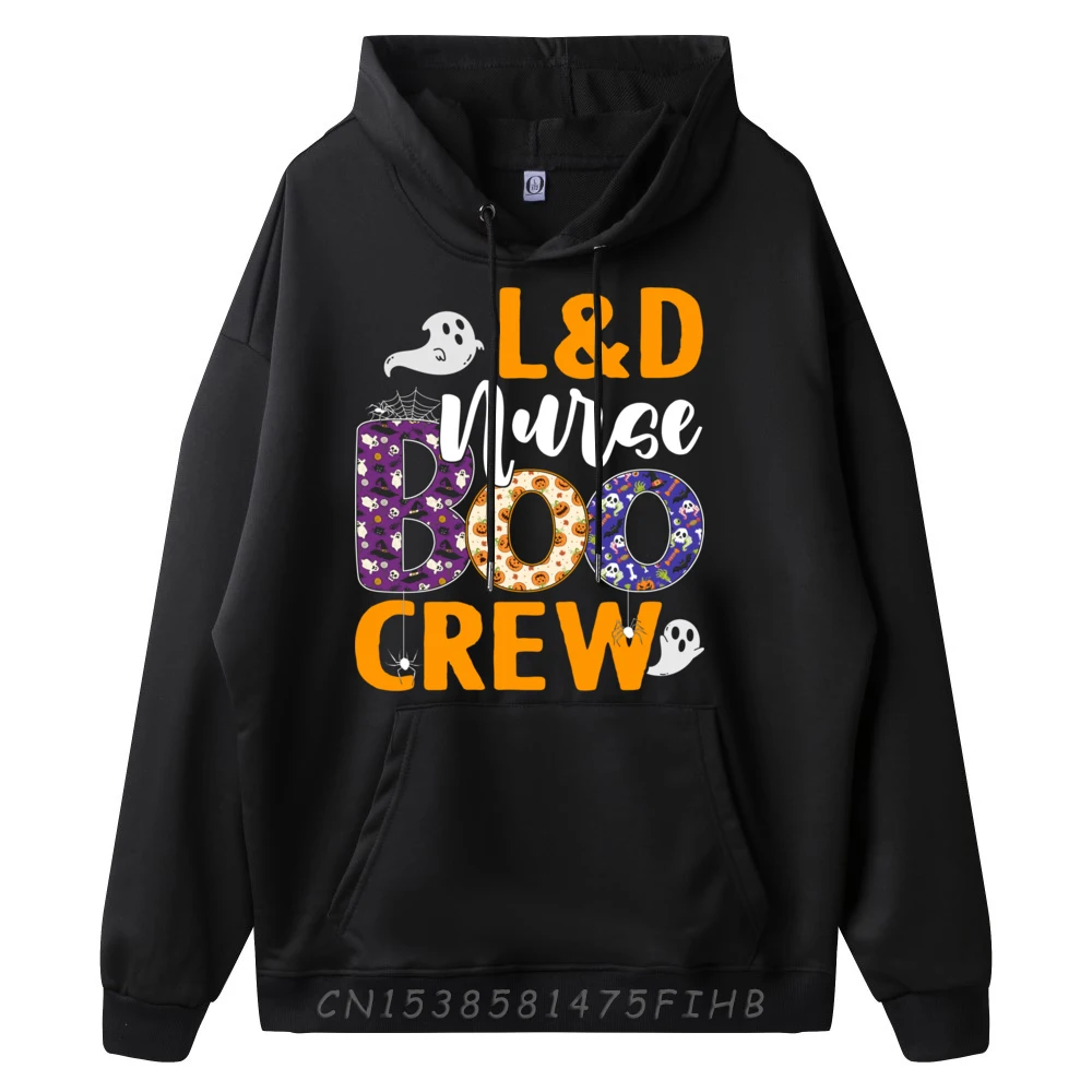 L D Nurse Boo Crew Scary Nurse Halloween Ghost Spider 3d Printed Pullover Hoodies Fashionable And Trendy Sweater Sweatshirts