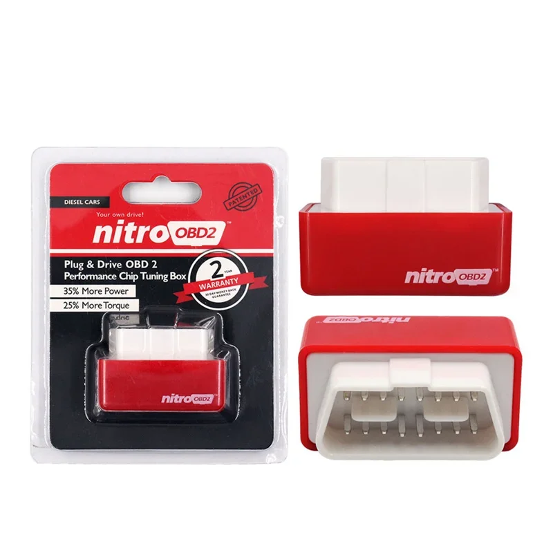 2022 Newest Original Nitro OBD2 Eco OBD2 Chip Tuning Box Save 15% Fuel for Diesel Benzine Gasoline Car Plug & Driver