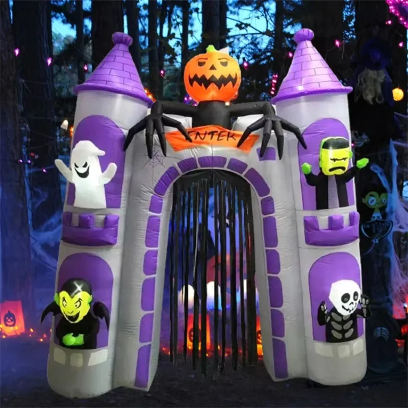 

Customize Advertising Halloween Inflatable Decoration Arch Blow Up Gate Giant Halloween Inflatable