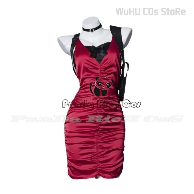 ادا وونغ زي تنكري للنساء ، سيدة مقيمة ، شيونغسام شرير ، فستان هالوين أحمر ، بدلة تنكر كرنفال ، 4