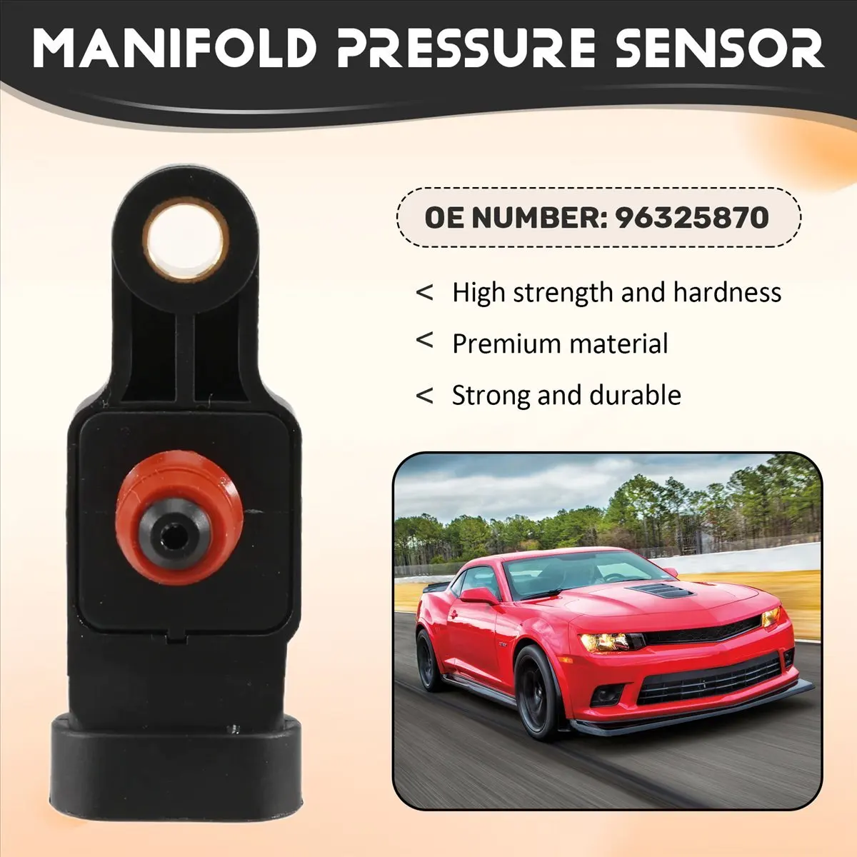 Super Sale Manifold Absolute Pressure MAP Sensor for Chevrolet Aveo Kalos Matiz Spark NUBIRA LACETTI Daewoo TICO 0.8 1.0 1.2 1.4