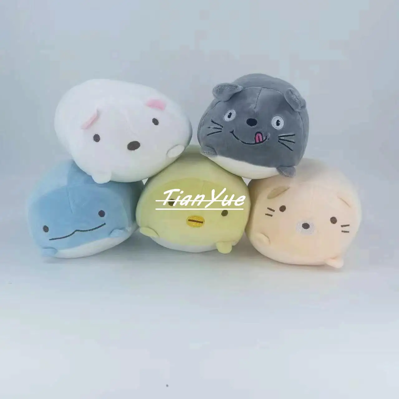 CreMobSumikkogurashi-Oreiller en duvet de coton doux pour enfants, chatte en peluche, coin animal mignon, jouets cadeaux de Noël, 30cm