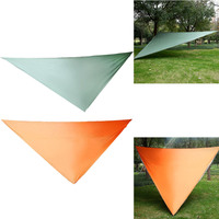 2PCS Outdoor Shade Sail Sun Block Sunshade Sail Triangle 210T Polyester Waterproof Sun Sail Shade For Outdoor Patio Yard Camping