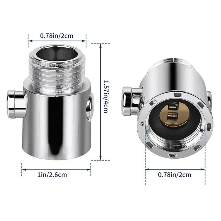 Shower Head Control Switch Flow Water Stop Valve Shower Heads One-Button Quick Pause Water Controller Bathroom Accessories