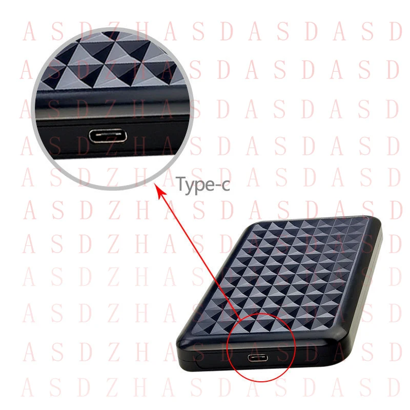 Z  for  Type-c 2.5inch High Speed SATA Mobile Hard Drive HDD Enclosure USB3.1 5Gbps