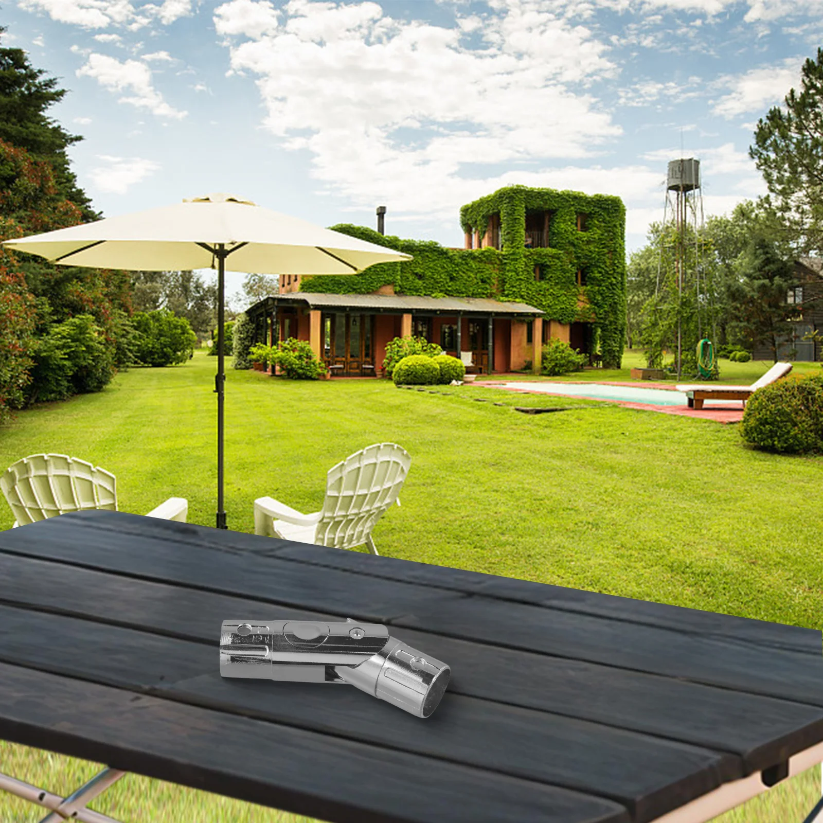 1pc Staccabile Ombrello Da Patio Shaker Turno Impermeabile Esterno Giardino Festa Balcone Ombrellone Palo Sterzo Ombrelli Da Patio Parte