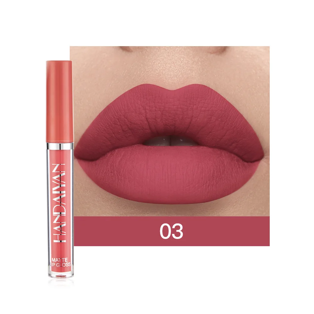HANDAIYAN Lipgloss Set – 4 Stück, Wasserdichter Glänzender Lipgloss Mit Feuchtigkeitsspendung, Für Mädchen & Frauen