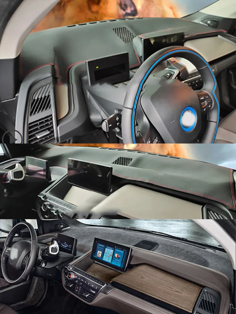 For 2014-2021 BMW I3 I3s Accessories Dashboard Cover Instrument Panel Dash Mat Dashmat Protective Pad