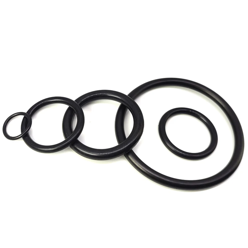 1/2pcs CS 10mm O-Ring NBR O Ring Sealing Gasket OD 80mm-125mm Black Nitrile Rubber Spacer Oil Resistance Washer Round Shape