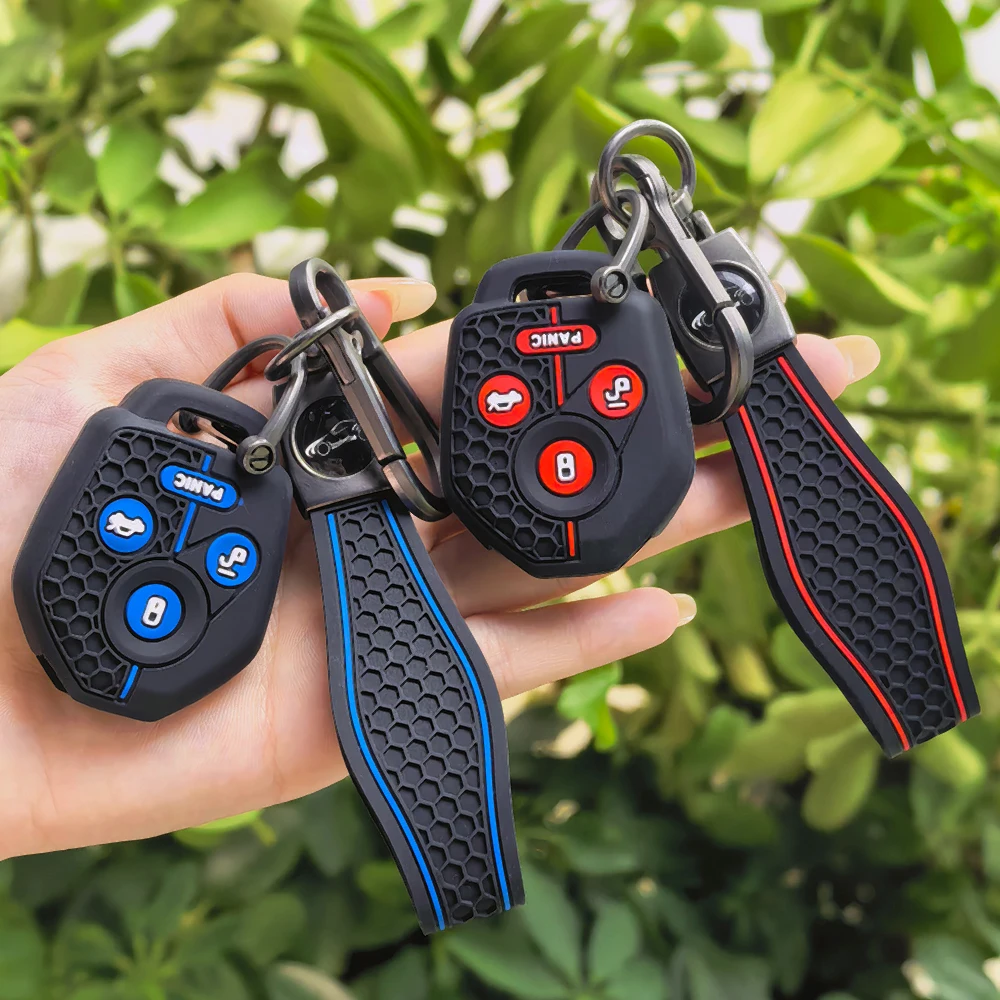For Subaru WRX Crosstrek Forester STI XV Crosst Impreza Legacy Outback Tribeca Keyless Keychain Car Key Shell Fob Cover