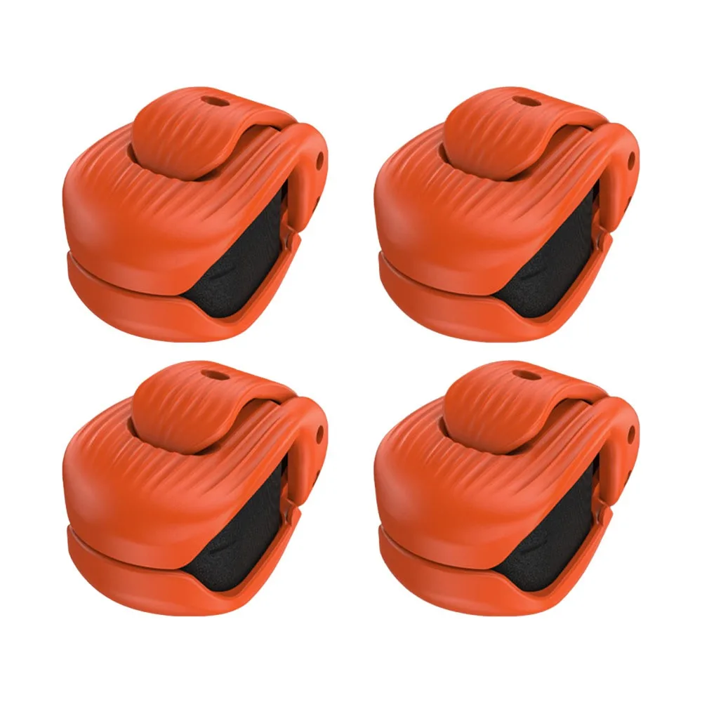 2/4Pcs Non-Slip Multifunctional Fishing Rod Holder Durable Wall Mounted Fishing Pole Holder Rod Binding Clamp Fishing Rod Clip