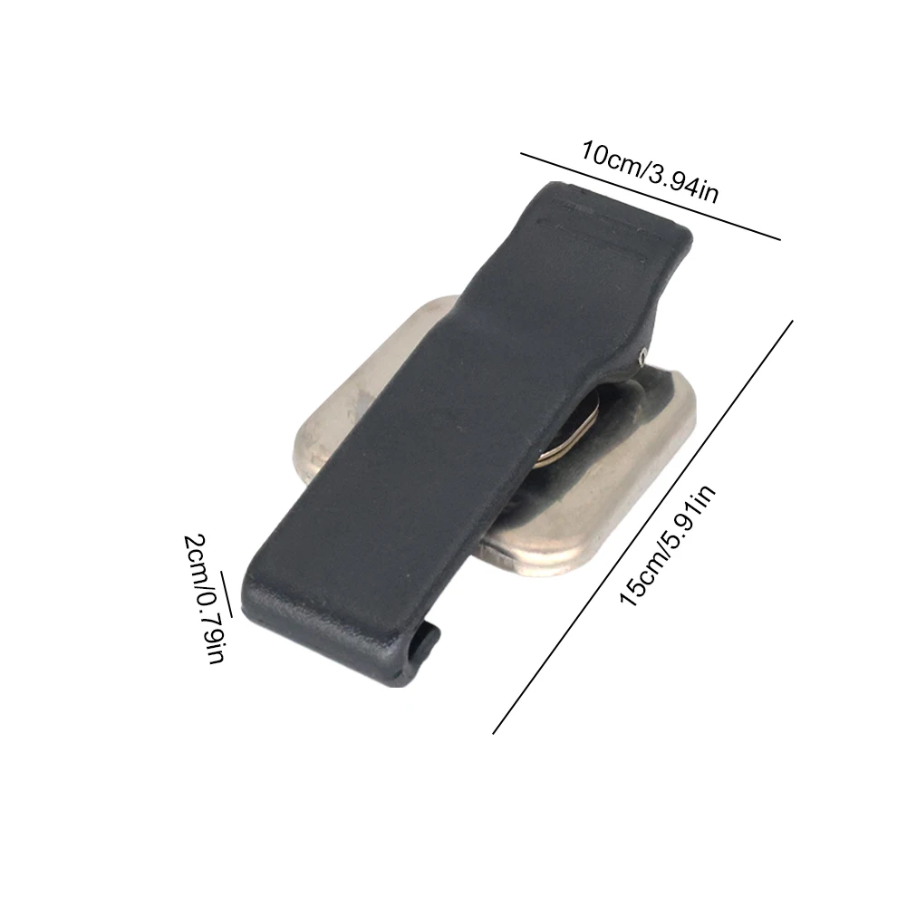 2ชิ้นคลิปหนีบเข็มขัดแบตเตอรี่ทอล์คกี้แคลมป์หนีบเอวสำหรับโมโตโรล่า PMNN4440วิทยุสองทาง