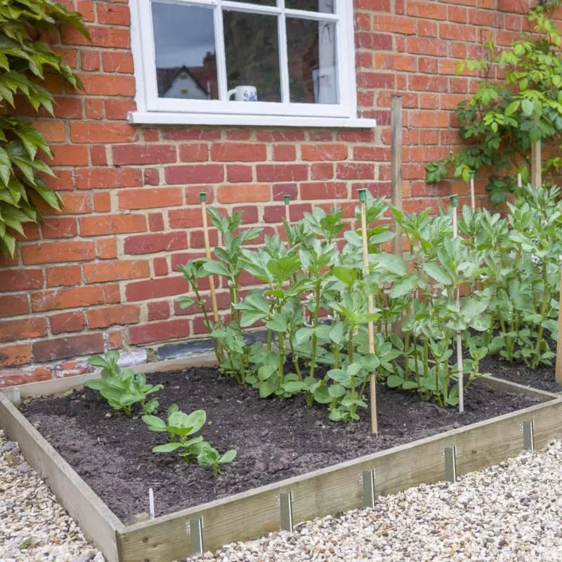 

Metal Fencing Post Repair Stakes 10Pcs Sleeper Stakes Heavy Duty Anchors Ground Spikes