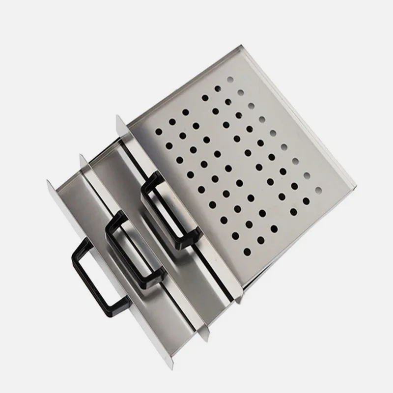 Rice Noodle Rolls Machine Steamer 2-Layer Stainless Steel Rice Roll Steamer Steaming Oven Drawer Sausage Powder Steaming Machine