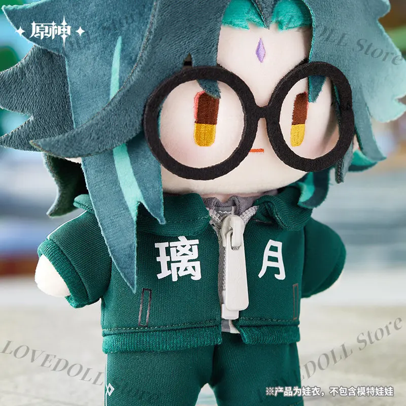 Official Genshin Impact Star Realm Series Game Cosplay Costumes for 20cm Doll Cute Clothing Tops&Shorts Outfit 3pcs/set