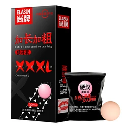 XXXL Plus Size Condoms with ball Penis Different Varieties Large Spikes Condom extra long big dildo Smooth Lubricated Condom