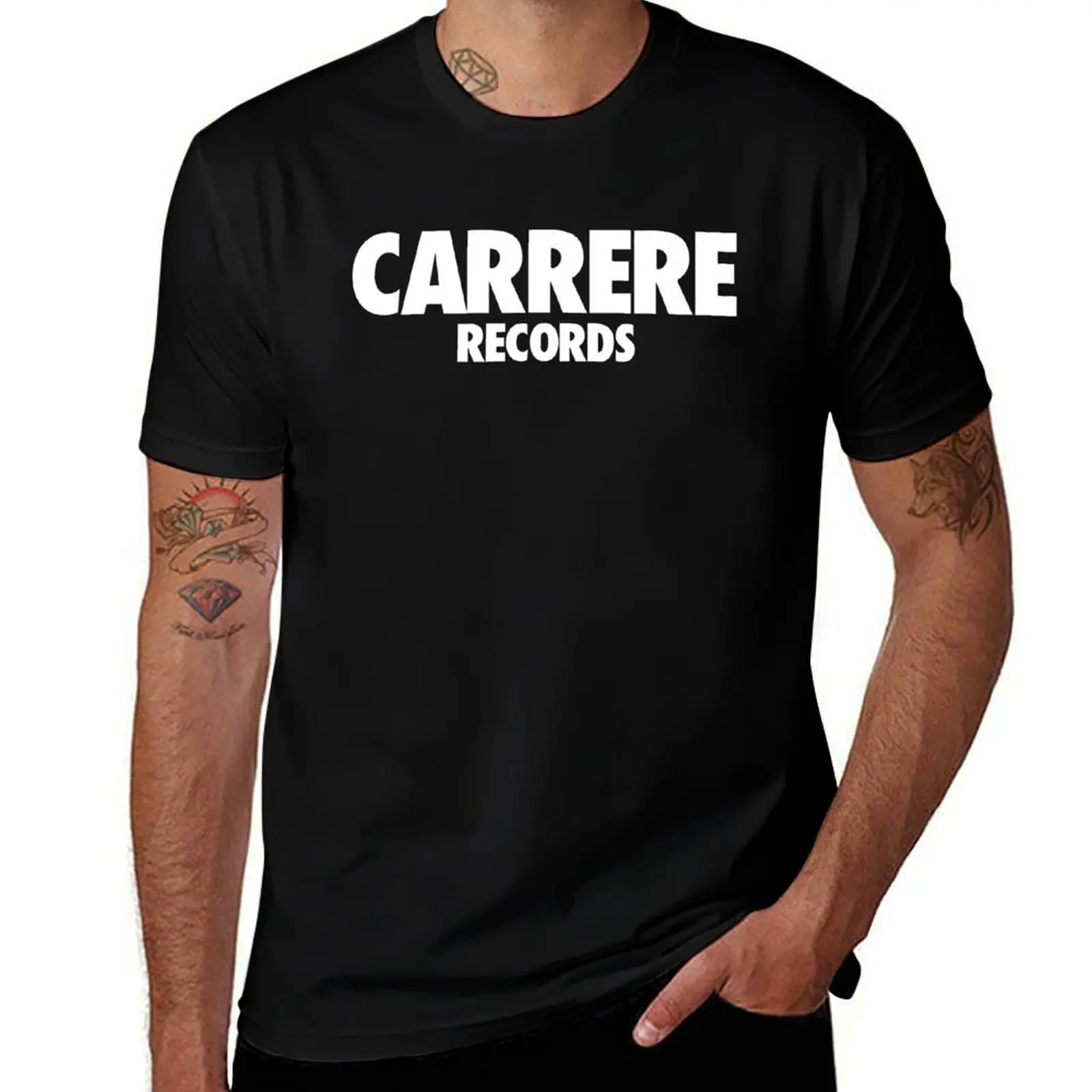 

CARRERE RECORDS T-Shirt cotton t shirts high quality mens graphic t shirts T-Shirt