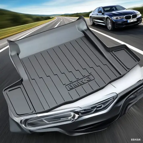 BMW 2024 G20 2023 3 시리즈 2022 2021 2020용 자동차 트렁크 매트, 부트 트레이 라이너, 미끄럼 방지 바닥 매트 액세서리