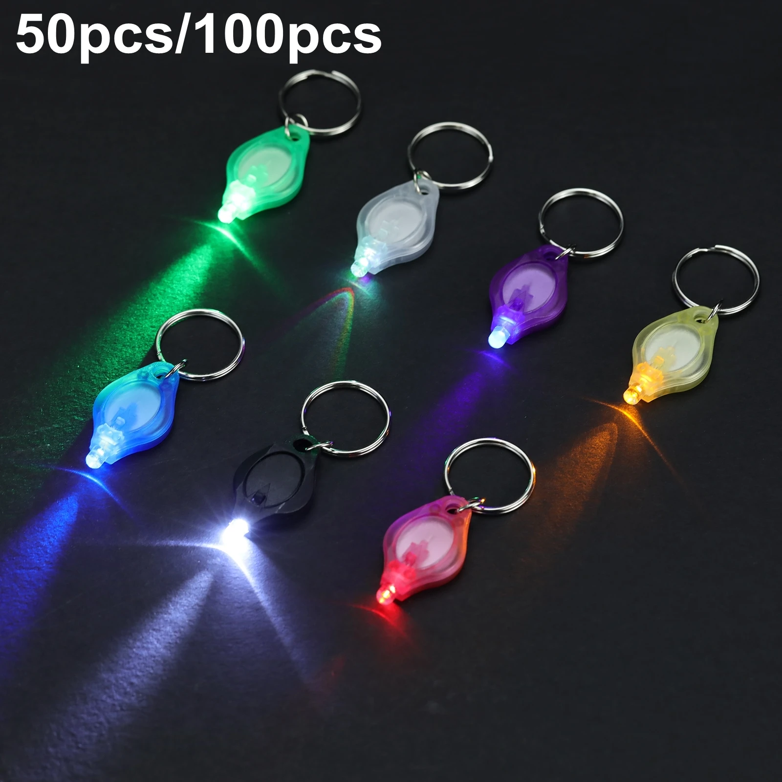Llavero LED recargable multicolor – Linterna táctica impermeable para emergencia - imagen 4