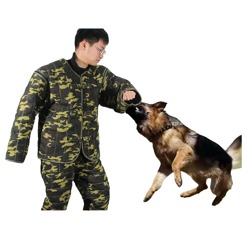 Professional Dog Training Suit Dog Training Clothing Bite and Tear Resistant Canvas Full Body Kit