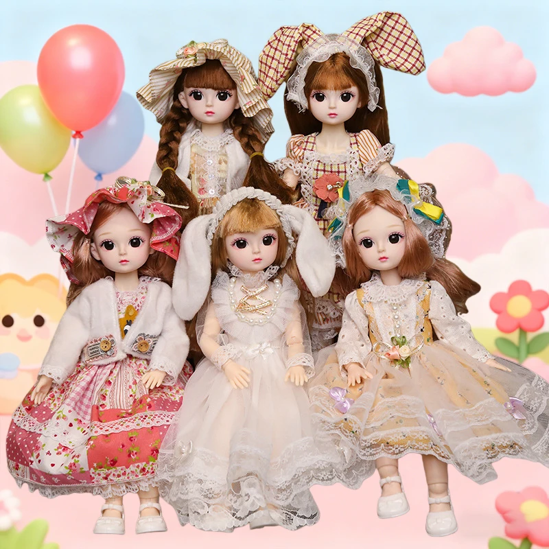 

Набор игрушек для девочек: шарнирная кукла 30 см, подарок на день рождения, оптовая продажа для уличных киосков, любимая кукла с шарнирами у детей