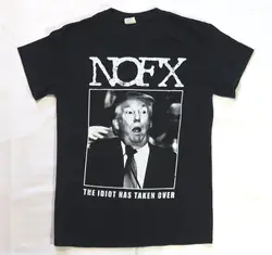 NOFX T Shirt Punk Band Fat Mike The Idiot Logo long or short sleeves