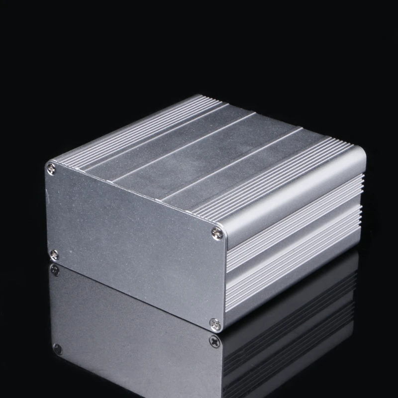 Tự Làm Vỏ Nhôm Ốp Lưng Điện Tử Dự Án PCB Nhạc Cụ Hộp 100X100X50 Mm Damom