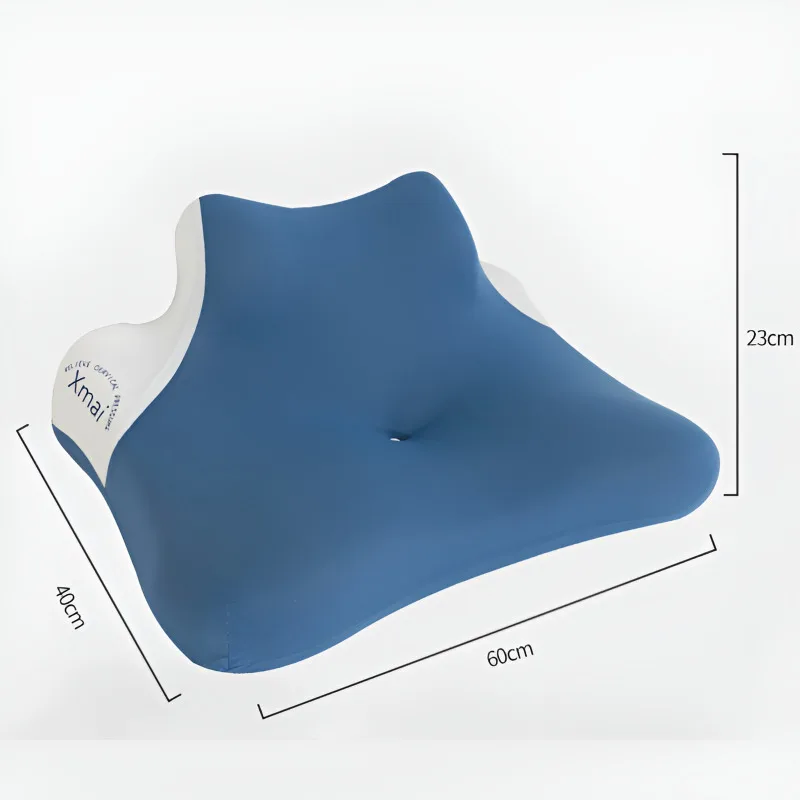 وسادة دعم من القماش الناعم القابل للتنفس والناعم، قابلة للطي، ترقية وظيفية كبيرة لتخفيف التوتر عنق الرحم