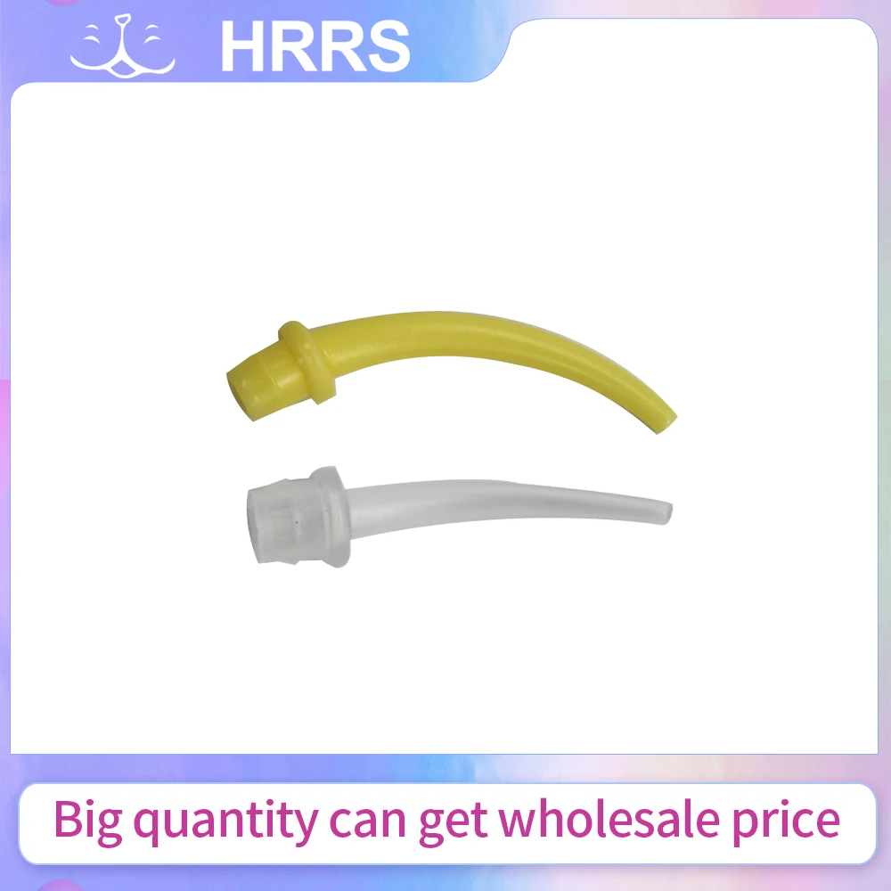 50pcs/Pack Orthodontic Disposable Impression Mixing Tips Silicone Rubber Film Dental Mixing Tips