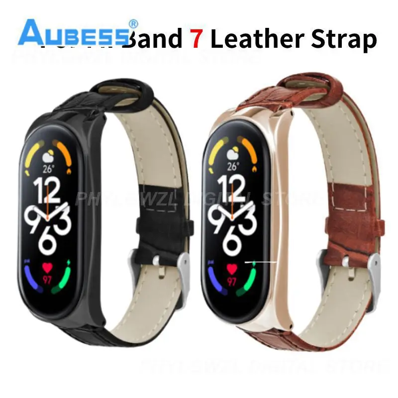 Watch Strap Soft Replacement Strap Watch Accessories Smart Accessories For Mi Band 7 Watchband 2 In 1 Breathable Neutral