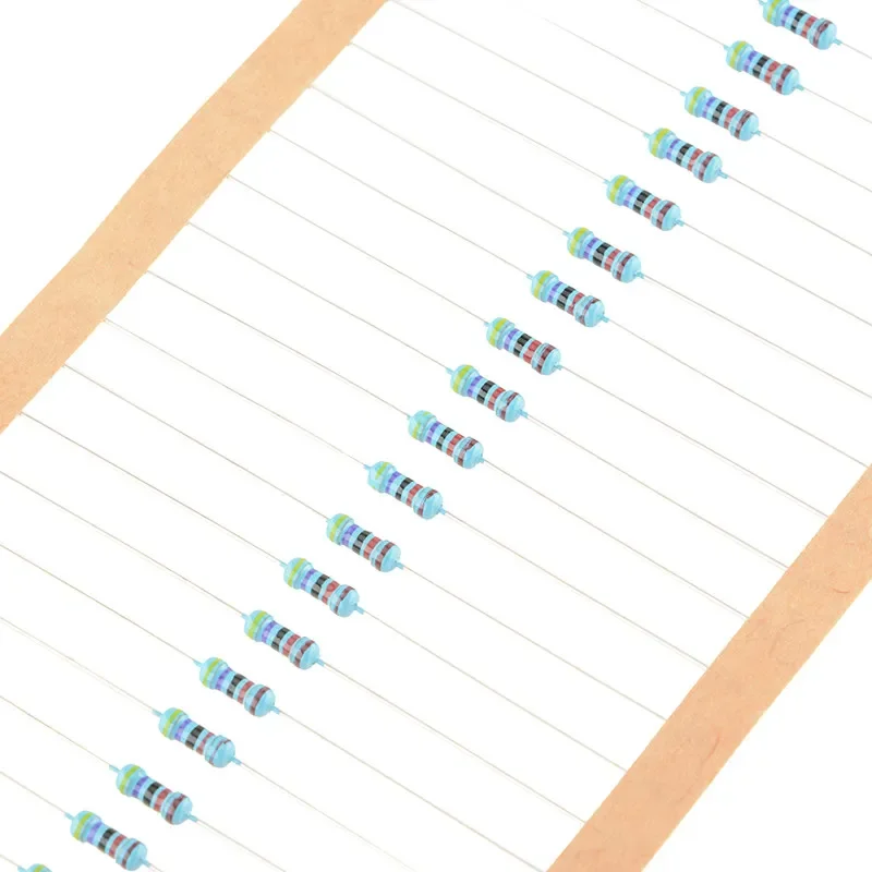100pcs 1/4W metal film resistor 47K 1% accuracy, color ring resistor (100pcs/1.5 yuan)