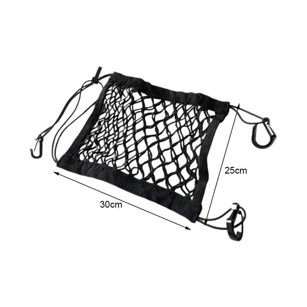 Motorcycle Cargo Net High Elastic Double Layer Motorcycle Net for Helmet Storage Bungee Cargo Net Motorcycle Luggage Net K0S4